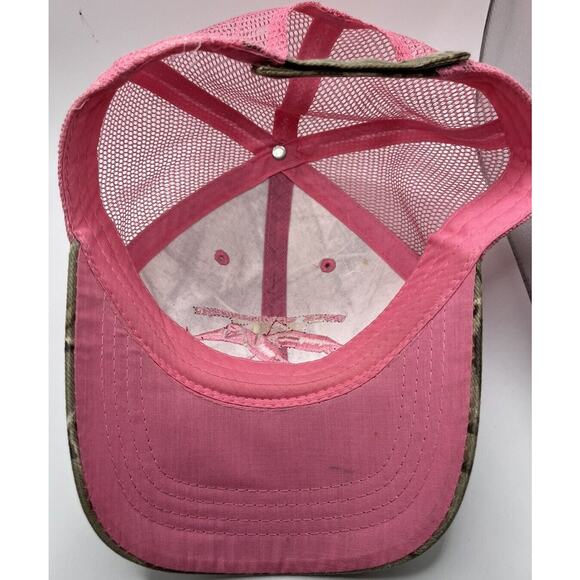 Duck Commander Trucker Hat Cap Pink Camo Strapback Adjustable Camouflage Outdoor - Picture 4 of 4